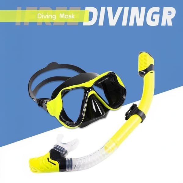 1 st dykmaskset med antidimma härdat glas läckagesäker A2