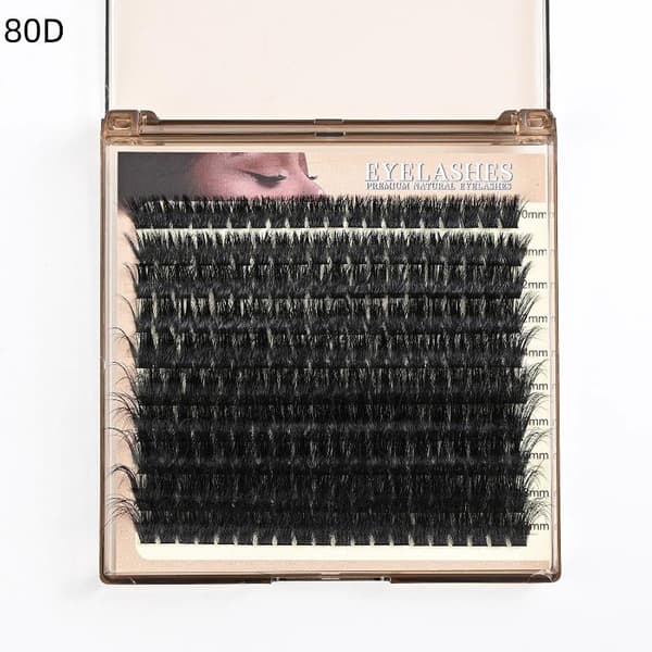 Lash Clusters Kit 50D-100D Individuelle Øjenvippeforlængelser 8-25 D 80D