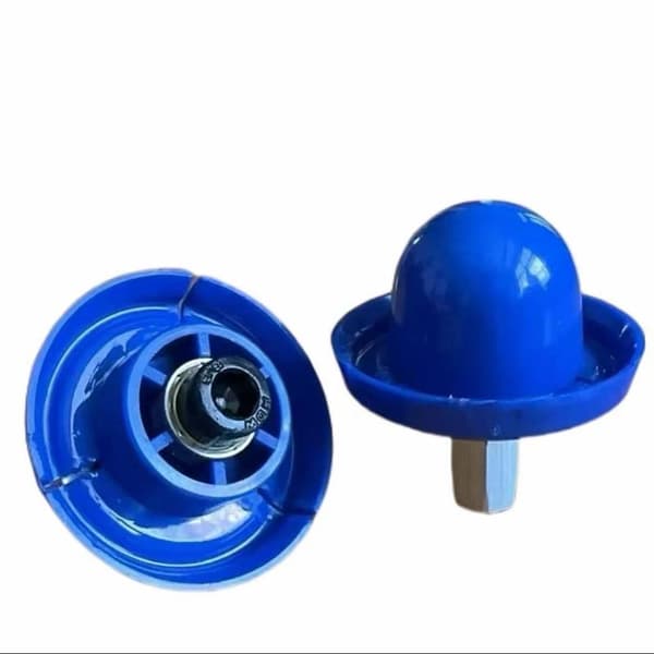 Blå Automatisk Vannskål 52mm Diameter 8mm Gjenge For Storfe S Blue