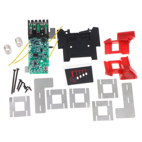 21700 Li-ion batteri plastfodral PCB laddningsskyddskrets 1set