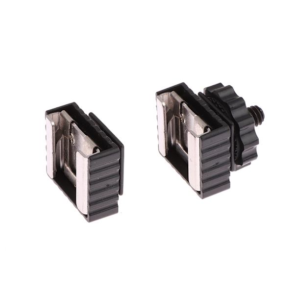 Flash Hot Shoe Bracket Mount Adapter 1/4" skruv för Studio Spee A1