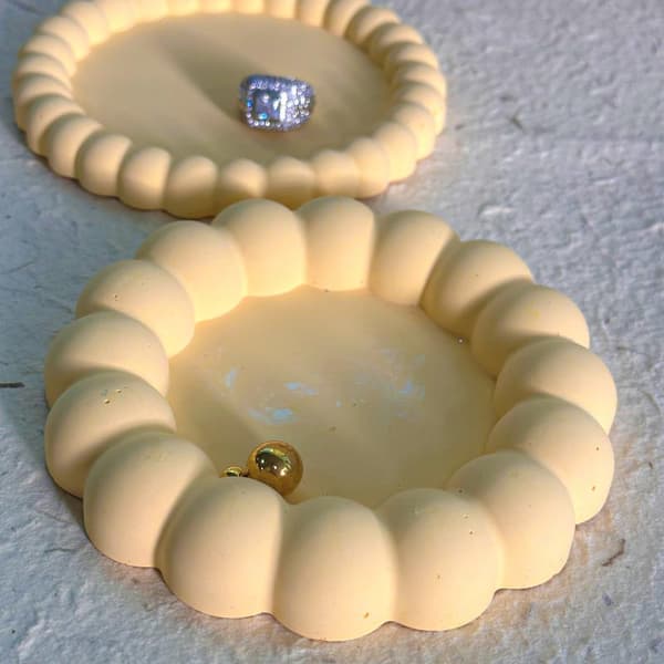 Boble Coaster Harpiksform Rund Smykkebrett Silikonform For S