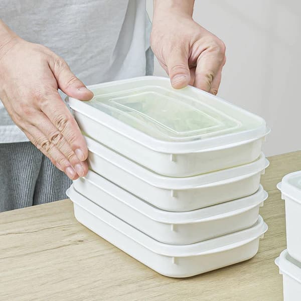 Kylskåpslåda som kan mikrovågsugnas, matlåda Bento S 5pcs