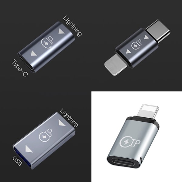 USB Typ C Hona Till Adapter Typ-C Till För IPhone Converter D