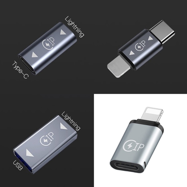 USB Type C -naaras -sovitin Type-C -sovittimeen iPhone-muuntimeen D