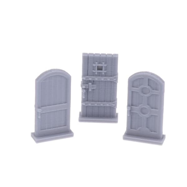 16 stk/sett Dungeon Doors Set Dungeon Scenery Ornaments D&D Table
