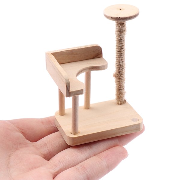 1:12 Dockhus Miniatyr Katt Klätterställning Pet Möbelmodell