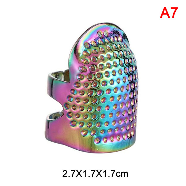 Sormesuoja Vintage Gold Thimble Metal ompelutarvikkeet M（multicolor）