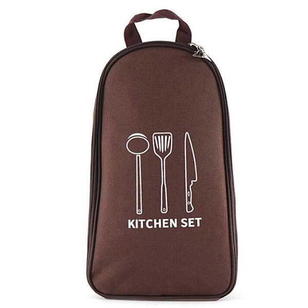 Utomhus Camping Köksredskap Container Bag Matlagningsredskap Organisera green