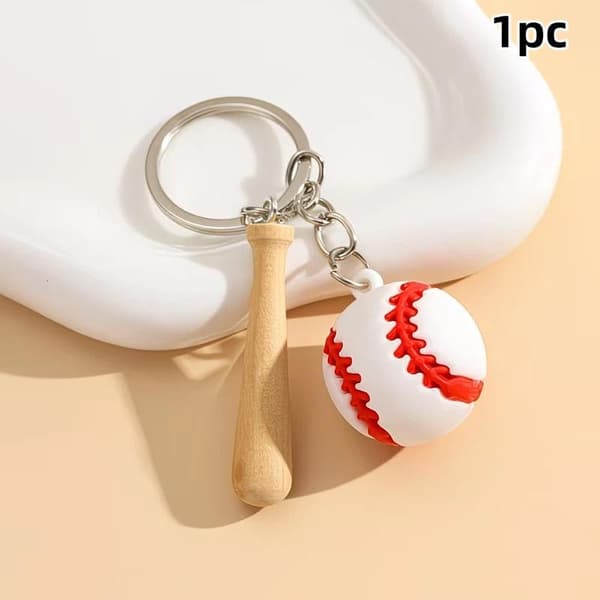 Baseball-avaimenperä, baseball-riipus, auton avaimenperä, laukkukoru A2