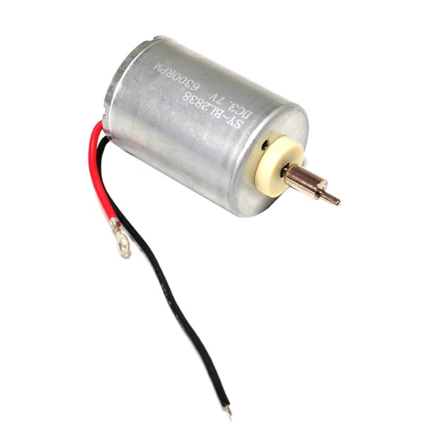 3,7 V:n vaihtomoottori, 6300 rpm hiustenleikkurin moottori 8148/8591 Electille Yellow