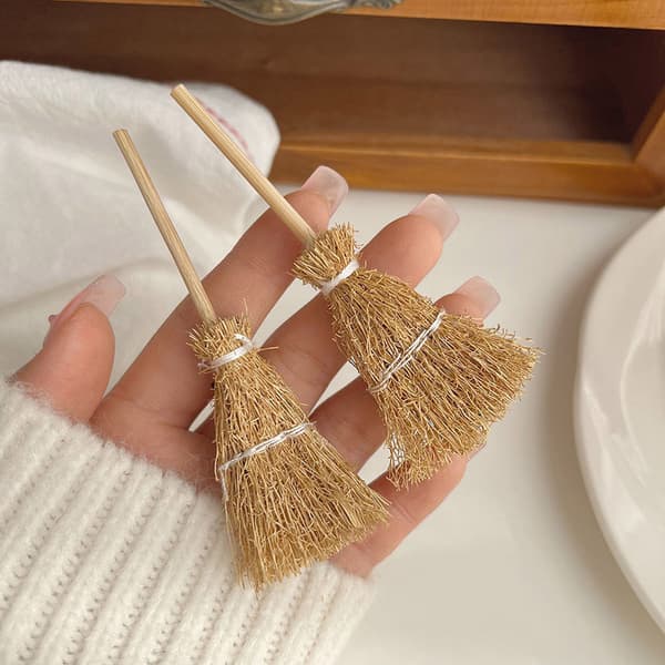 Mini Trækost Model Hårklemme Pin Til Kvinder Hårnåle Andenæb