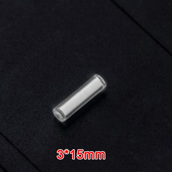 1PC Glass lysende rør fingertupp gyro lysende stang utendørs sig White
