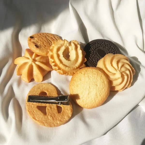 Nye Creative Girls e Biscuit Hårnål Enkel Side Topp Hårklemmer A2