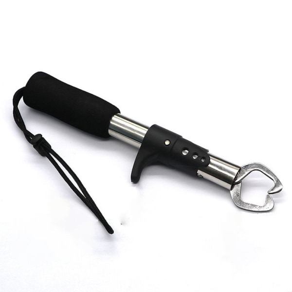Bærbar fiskegriber i rustfrit stål Fish Lip Grip Håndtag C black C