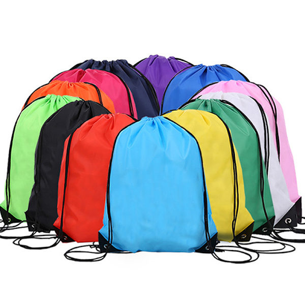 210D polyester vattentät hopfällbar ryggsäck med paketfickor Red
