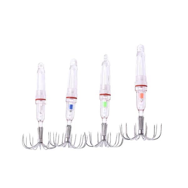 1 stk LED lysende elektronisk blekksprut vannlampe vanntett 8-kroker Multicolor