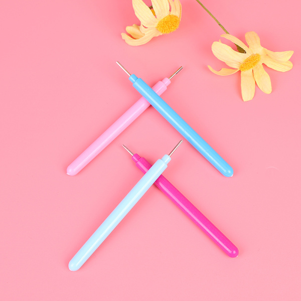 Papir Quilling med riller Pen med slidser Papir Quilling Værktøj DIY Pa Rose