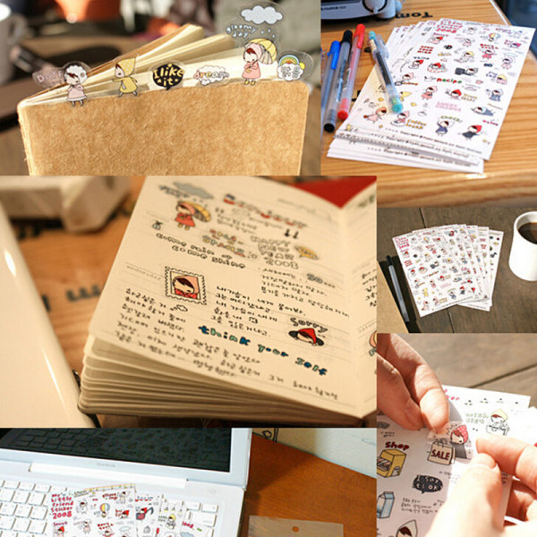 6 ark My Little Friend DIY Schema Diary Calendar Filofax D