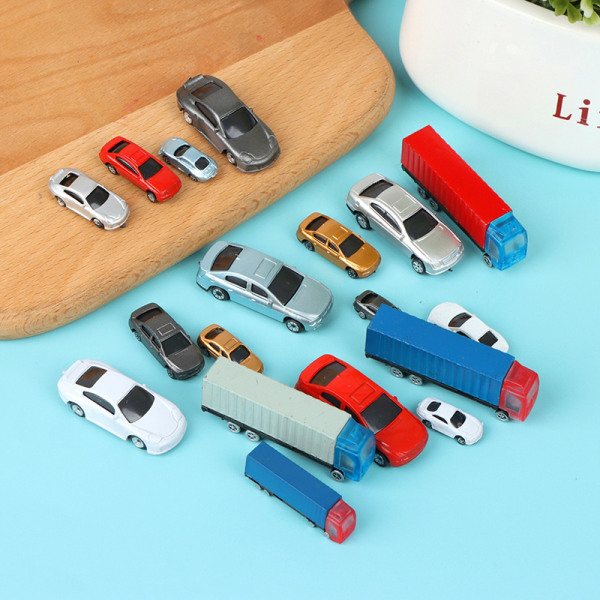 1:100-200 Dollhouse Miniature Truck Container Malliautolelu 1#-Car,2.5*0.8cm