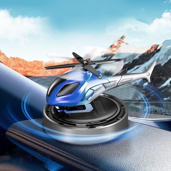 Solbil Doft Helikopter Bil Luftfräschare Instrumentbräda Orna Red