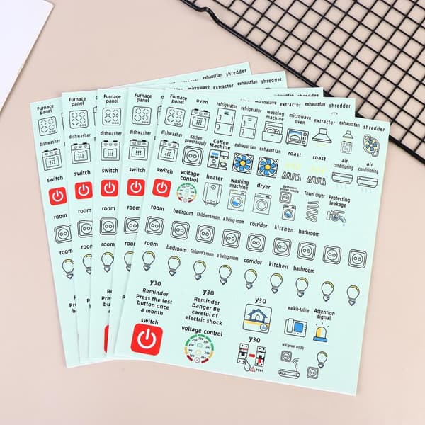 2/5 stk vanntett engelsk versjon elektrisk boks elektrisk krets green 5sheets