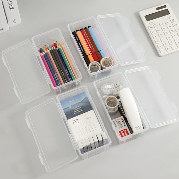 Case Stor volym Transparent case Pennfodral