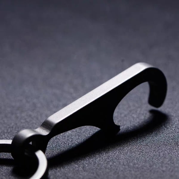 TC4 Titanium Alloy Creative Mini Øl flaskeåpner nøkkelring wi