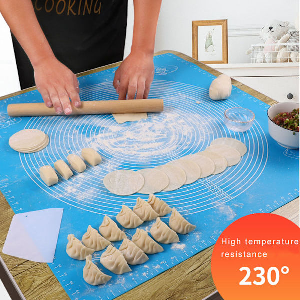 26*29 cm silikon non-stick matta Rolling Dough Liner Pad Bakverk C Orange