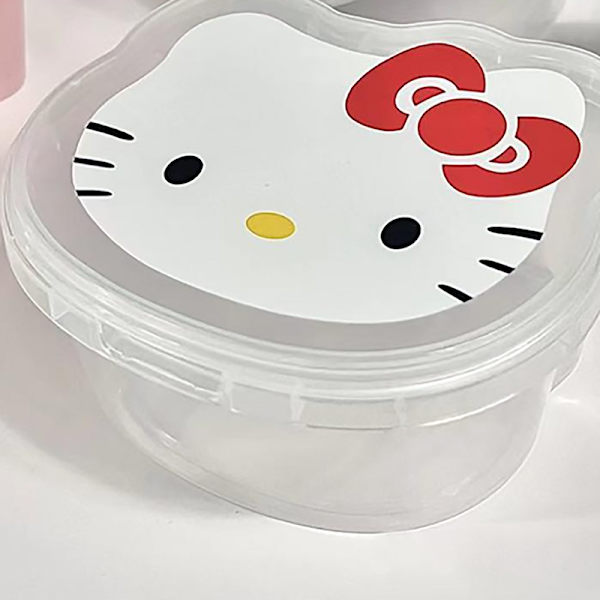 Läpinäkyvä Kids Fruit Fork Box Organizer muovinen case Clear