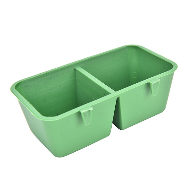 2 in 1 Parrot Water Bowl Cups Muoviset linnut kyyhkyset häkkihiekka