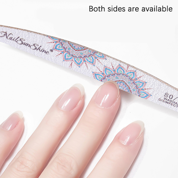 1st Nagelfil Dubbelsidigt Sandpapper Stark Tjock Professional A5