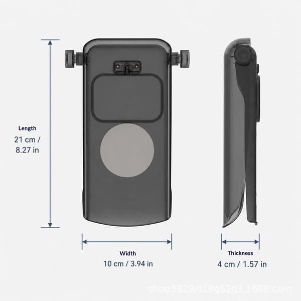 Telefonsolskydd Regnskydd Antireflex Vikbar 360-graders