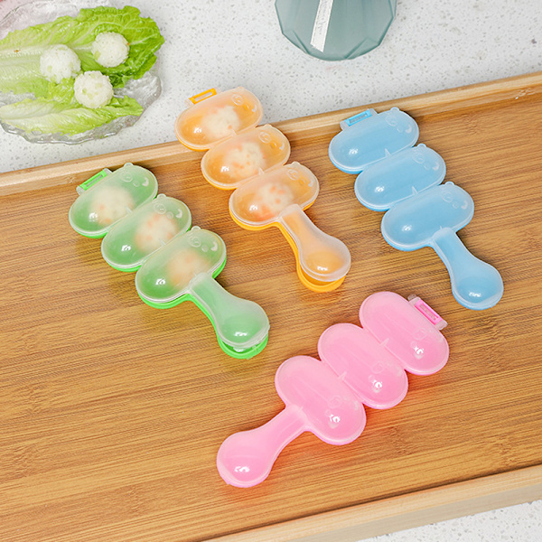 1 st Rice Ball Shaker Ball Diy Sushi Form Sfärisk litet ris Green