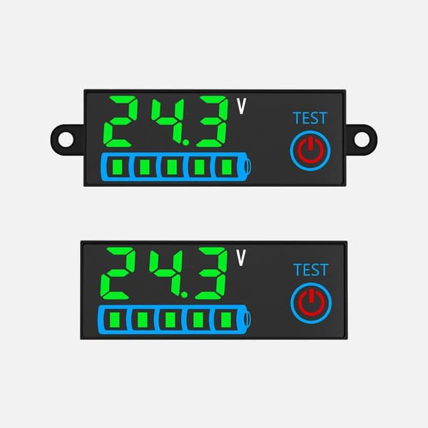 1 stk 3S-14S DC7-55V Syre/Lithium Universal Batteriopladningsindikator A2