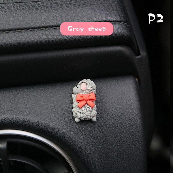 Autonkoristelu Mini Sleeping e Animals Resin Auto Moottoripyörä Bik 2