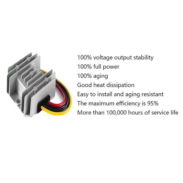 8V-40V til 12V 3A 36W stabilisatortransformator DC-omformer Regula