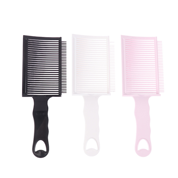 Fading Comb Professional Barber Clipper Blending Flat Top Hair White