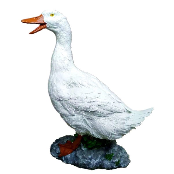 Udendørs havearbejde Simulering Animal Crafts Resin Duck Ornamenter A2