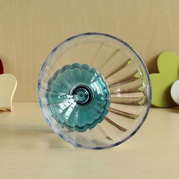 250 ml salladsskål för Dessert Mill Shake Goblet Glass Relief I Blue