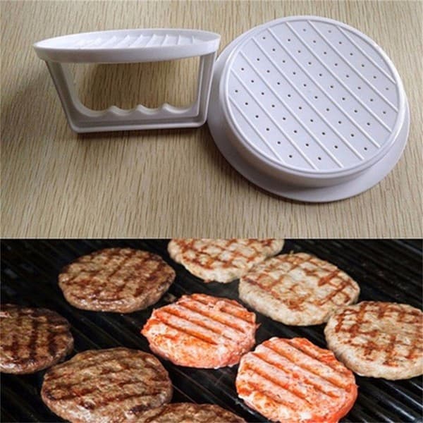 NY Biff Hamburger Form US Kitchen Burger Matlagning Grill Plast