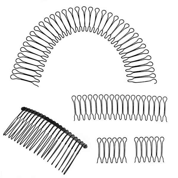 Hårfinishing Clip Scrunchie Invisible Comb Extra hårhållare A