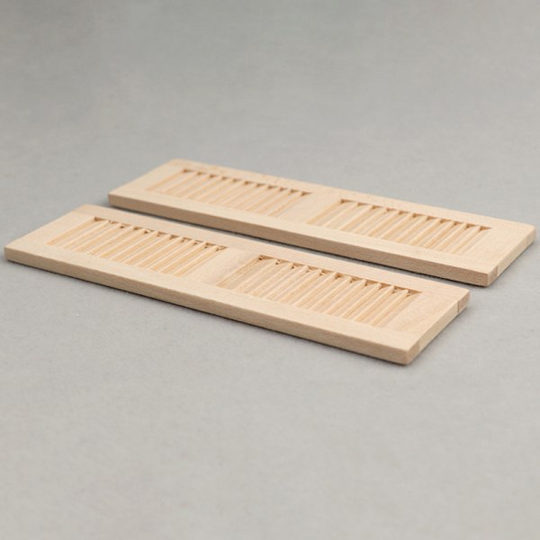 1: 12 Dollhouse Mini ovi- ja ikkunatarvikkeet plain blank sh