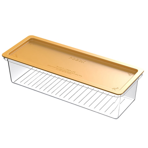 Stablebar Spaghetti Noodle Pasta Container Box Oppbevaringsboks Mic Yellow