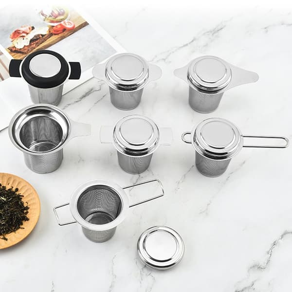 304 rustfritt stål tesil Teavløp teinfuser teblad H