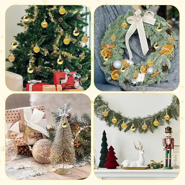 24 st 3 cm julkulor set julgranshänge jul A3
