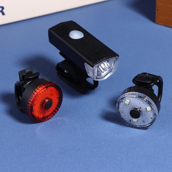Sykkelbaklys Frontlys Sykkel Baklys USB-lading Sykkelsikkerhet A