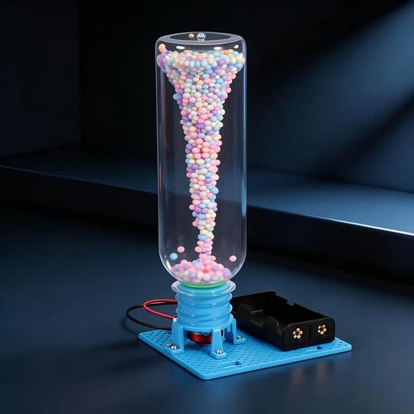 1 sett Twister Maker Kit Vind Vann Simulator Leketøy Enkel Montering