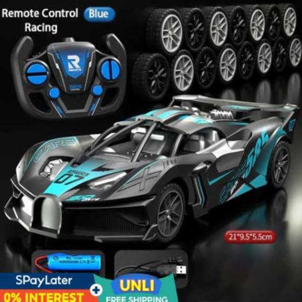 Fjernstyret bil 1:20 Genopladelig racerbil Børn RC Drift C 1