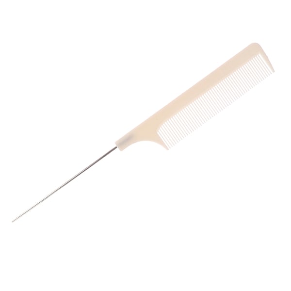 1PC Kampaamo Terävähäntäkammat Hiuskampakampatyökalu White